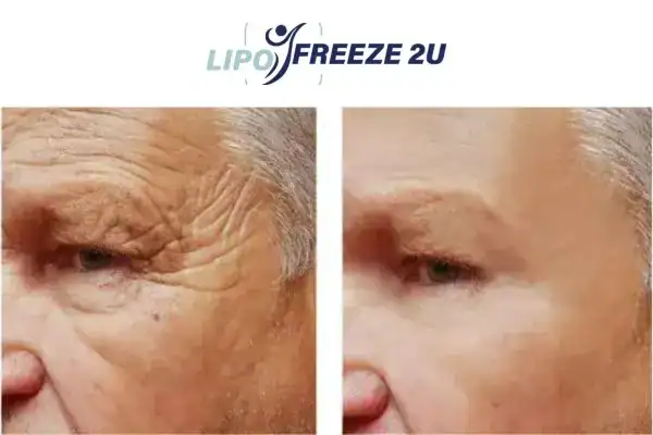 Mens before and after Morpheus 8 Dunstable results.