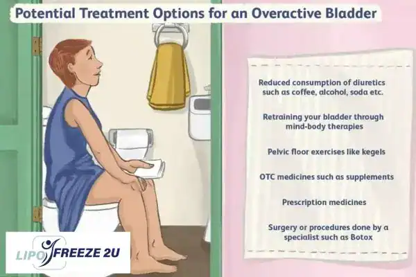 image of woman on toilet because of an overactive bladder Dunstable