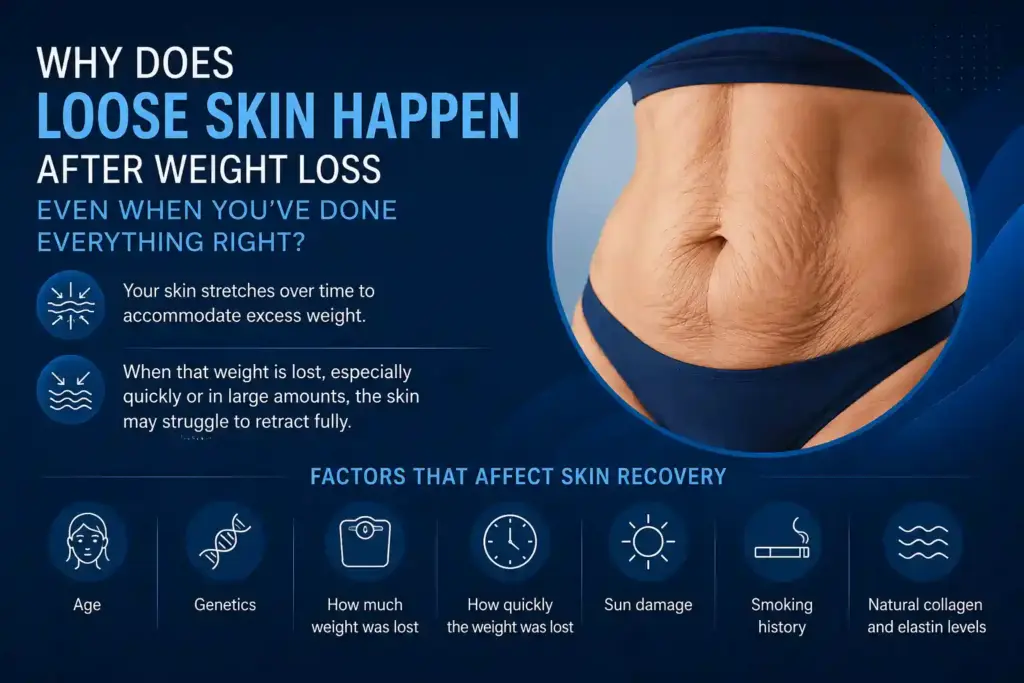 Why Does Loose Skin Happen After Weight Loss Even When You’ve Done Everything Right Dunstable?