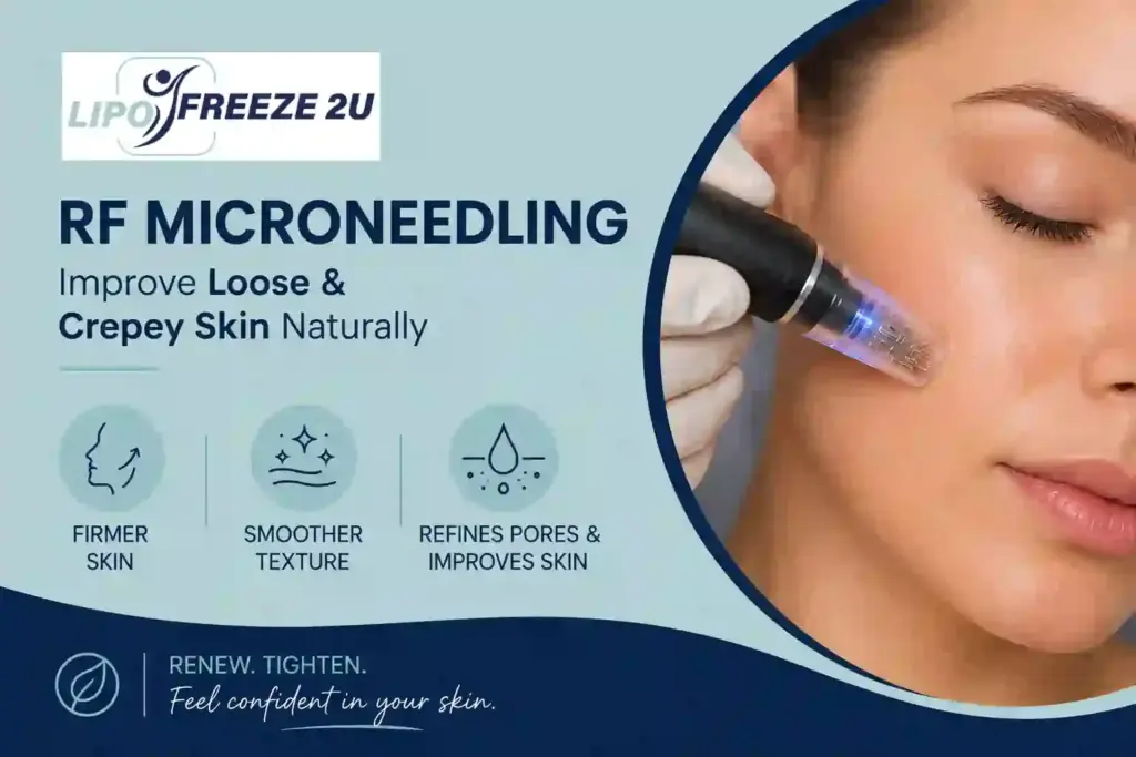 Can RF Microneedling Help Improve Loose and Crepey Skin Dunstable?